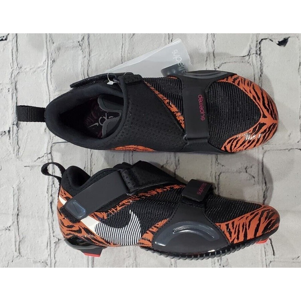 Nike SuperRep Cycling Shoes CJ0775 018 Black Tiger Print WOMENS SIZE 7